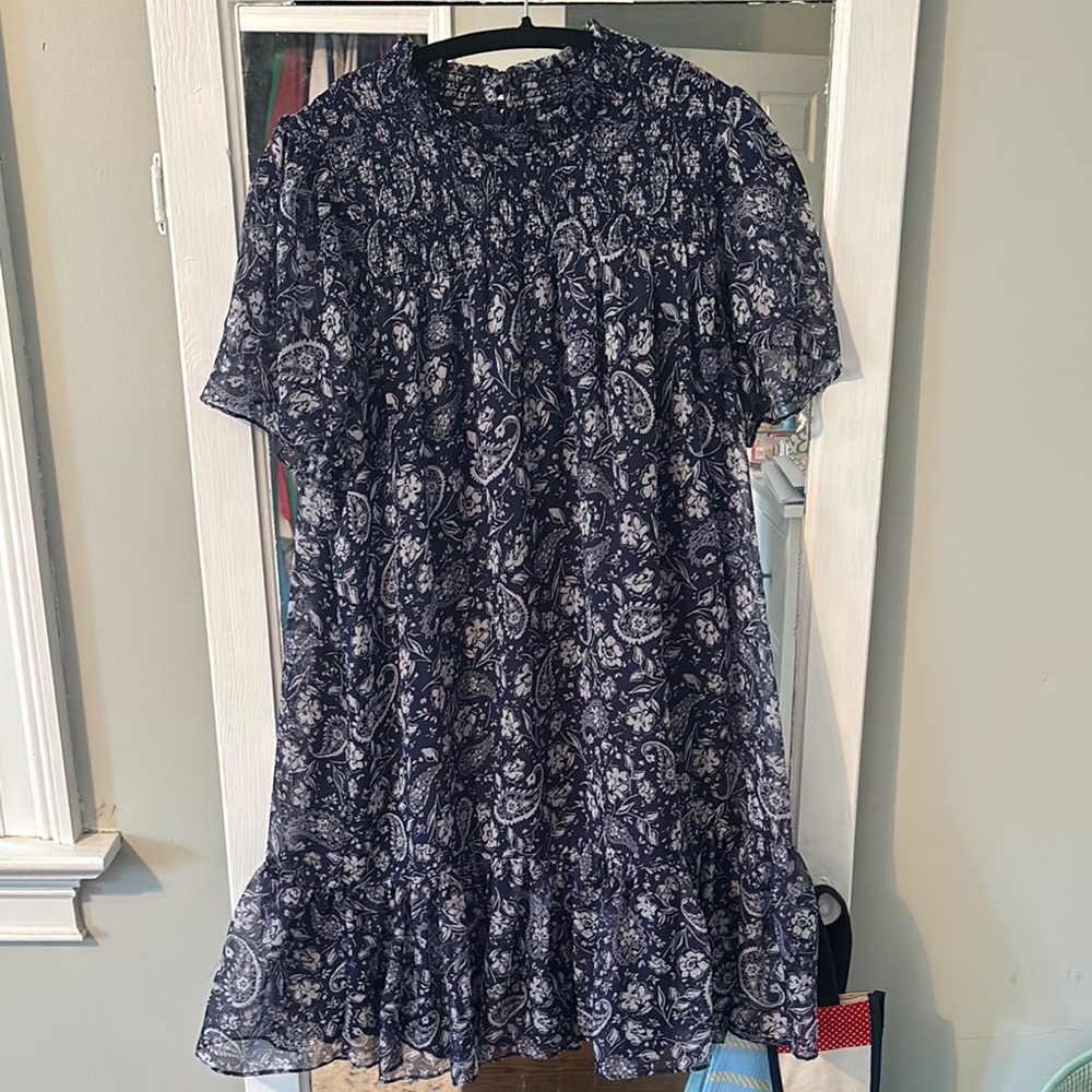 Floral Navy Dress